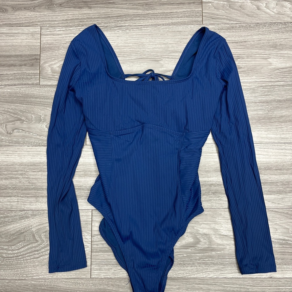 Celebrity Pink Women's Blue Long Sleeve One Piece